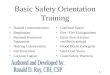 1 Basic Safety Orientation Training Hazard Communication Respirators Personal Protective Equipment Hearing Conservation Fall Protection Lockout Tagout