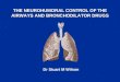 THE NEUROHUMORAL CONTROL OF THE AIRWAYS AND BRONCHODILATOR DRUGS Dr Stuart M Wilson
