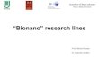 Prof. Nicola Rosato Dr. Massimo Bottini. 1.Nanotechnology, nanodrugs and carbon nanotubes 2.Bionano research lines: the past 3.Bionano research lines: