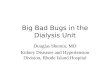 Big Bad Bugs in the Dialysis Unit Douglas Shemin, MD Kidney Diseases and Hypertension Division, Rhode Island Hospital