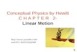 Conceptual Physics by Hewitt C H A P T E R 2- Linear Motion  h?v=hz65AOjabtM
