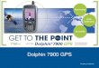 Dolphin 7900 GPS Company Confidential. Contents Introduction to GPS Dolphin 7900 with integrated GPS Customer Applications Competitive Landscape Inter-line
