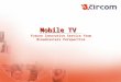 Mobile TV Future Innovative Service from Broadcasters Perspective