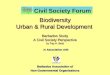 Biodiversity Urban & Rural Development Barbados Study A Civil Society Perspective by Fay A. Best Barbados Association of Non-Governmental Organisations