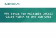 VPN Setup For Multiple OnCell G3150-HSDPA to One EDR-G903
