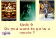 Unit 9 Do you want to go to a movie ? I want to go to a movie !
