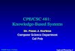 © 2002 Franz J. Kurfess Logic and Reasoning 1 CPE/CSC 481: Knowledge-Based Systems Dr. Franz J. Kurfess Computer Science Department Cal Poly