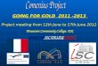 GOING FOR GOLD 2011 -2013 FRENCH ISC DELEGATION Project meeting from 12th June to 17th June 2012 Braunton Community College, UK