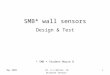 May 2009Dr. A.J.Wilcox: IR Distance sensors1 SMB* wall sensors Design & Test * SMB = Student Mouse B