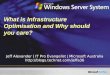 What is Infrastructure Optimisation and Why should you care? Jeff Alexander | IT Pro Evangelist | Microsoft Australia 