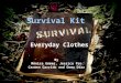Survival Kit Everyday Clothes By Mónica Gómez, Jessica Pro Carmen Garrido and Gema Díaz