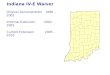 Indiana IV-E Waiver Original Demonstration 1998 – 2002 Informal Extension 2002 – 2005 Current Extension 2005 - 2010
