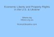 Economic Liberty and Property Rights in the U.S. & Ukraine Mises.org Mises.org.ua RomanSkaskiw.com