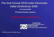 The 2nd Annual RFID India Informedia India Conference 2008 22-23 July 2008 ITC Grand Maratha, Mumbai. ITC Grand Maratha, Mumbai. RFID TECHNOLOGY- A LEGAL