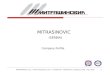 MITRASINOVIC (SERBIA) Company Profile 1 MITRASINOVIC d.o.o. /  / Confidential - Mitrasinovic company profile - Feb. 2012