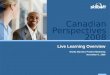 Perspectives 2008 Canadian Live Learning Overview Ronda Warrick | Product Marketing November 6, 2008