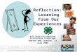 Reflection: Learning From Our Experiences 4-H Service-Learning Initiative Trainings Ruston and Crowley, LA July 2005