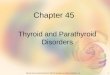 1Elsevier items and derived items © 2007 by Saunders, an imprint of Elsevier, Inc. Chapter 45 Thyroid and Parathyroid Disorders