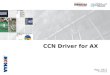CCN Driver for AX May, 2011 © VYKON 2011. Overview Discussions CCN Driver Screen Shots The VYKON AX CCN Driver works within the Niagara AX Framework Driver