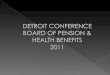 VISION: To Honor the Whole of Human Health MISSION: In a spirit of individual & connectional responsibility, the Detroit CBOPHB seeks to strengthen all