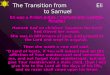 The Transition from Eli to Samuel Eli was a Priest-Judge * Samuel was a Judge-Prophet Hannah had no children because the Lord had closed her womb. She