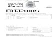 Service Manual CDJ-100S