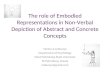 The role of Embodied Representations in Non-Verbal Depiction of Abstract and Concrete Concepts Yanina A.Ledovaya Department of Psychology Saint Petersburg
