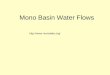 Mono Basin Water Flows 