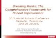 Breaking Ranks: The Comprehensive Framework for School Improvement Dick Flanary, Senior Director Leadership Programs and Services flanaryd@nassp.org 2011