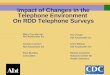 1 Impact of Changes in the Telephone Environment On RDD Telephone Surveys Mary Cay Murray Abt Associates Inc Erin Foster Abt Associates Inc Jessica Cardoni