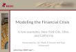 What does REMI say? sm Modeling the Financial Crisis A few examples: New York City, Ohio, and California Presented by: Dr. Mark DAmato and Rod Motamedi