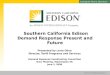 EDISON INTERNATIONAL® SM Southern California Edison Demand Response Present and Future Presented by Larry Oliva Director, Tariff Programs and Services