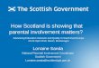 How Scotland is showing that parental involvement matters? Lorraine Sanda National Parental Involvement Coordinator Scottish Government Lorraine.sanda@scotland.gsi.gov.uk