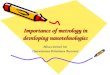 Importance of metrology in developing nanotehnologies Alina Catrinel Ion Universitatea Politehnica Bucuresti