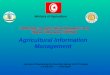 Institution of Agricultural Research and Higher Education (IRESA) Ministry of Agriculture Agricultural Information Management Agricultural Biotechnology