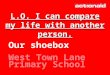 Our shoebox West Town Lane Primary School L.O. I can compare my life with another person