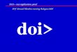 Doi> DOI – new applications panel IDF Annual Members meeting Bologna 2005