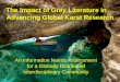 The Impact of Grey Literature in Advancing Global Karst Research An Information Needs Assessment for a Globally Distributed Interdisciplinary Community