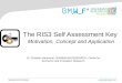 The RIS3 Self Assessment Key Motivation, Concept and Application Dr. Christian Hartmann, JOANNEUM RESEARCH, Centre for Economic and Innovation Research