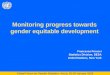 Global Forum on Gender Statistics, Accra, 26-28 January 2009 Monitoring progress towards gender equitable development Francesca Perucci Statistics Division,