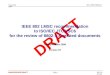 Doc: IEEE 802/xxx DRAFT UNAPPROVED DRAFTIEEE 802 LMSCSlide 1 September 2006 IEEE 802 LMSC recommendation to ISO/IEC JTC1/SC6 for the review of 8802-1 &