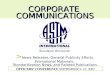 CORPORATE COMMUNICATIONS > News Releases, General Publicity Efforts, Promotional Materials, Standardization News, and Related Publications OFFICERS CONFERENCE