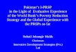 Pakistans I-PRSP in the Light of Evaluative Experience of the World Banks Poverty Reduction Strategy and the Global Experience with the PRSPs so far Sohail