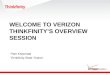 1 WELCOME TO VERIZON THINKFINITYS OVERVIEW SESSION Pam Korporaal Thinkfinity State Trainer