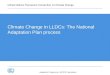 Climate Change in LLDCs: The National Adaptation Plan process Adaptation Programme, UNFCCC secretariat