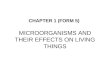 Microorganisms and Their Effects on Living Things