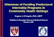 Dilemmas of Funding Predoctoral Internship Programs in Community Health Settings Eugene J. DAngelo, PhD, ABPP Childrens Hospital /Harvard Medical School