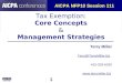 1 Tax Exemption: Core Concepts & Management Strategies Terry Miller Terry@TerryMiller.biz 415-333-6320  AICPA NFP10 Session 111