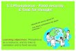 5.1 Phosphorus - Food security & food for thought Learning objectives: Phosphorus as a resource, and its links to sanitation and to food security - Should