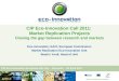 CIP Eco-Innovation European Info Day – Brussels – 28 April 2011 Eco-innovation, EACI, European Commission Market Replication Eco-Innovation Unit Beatriz